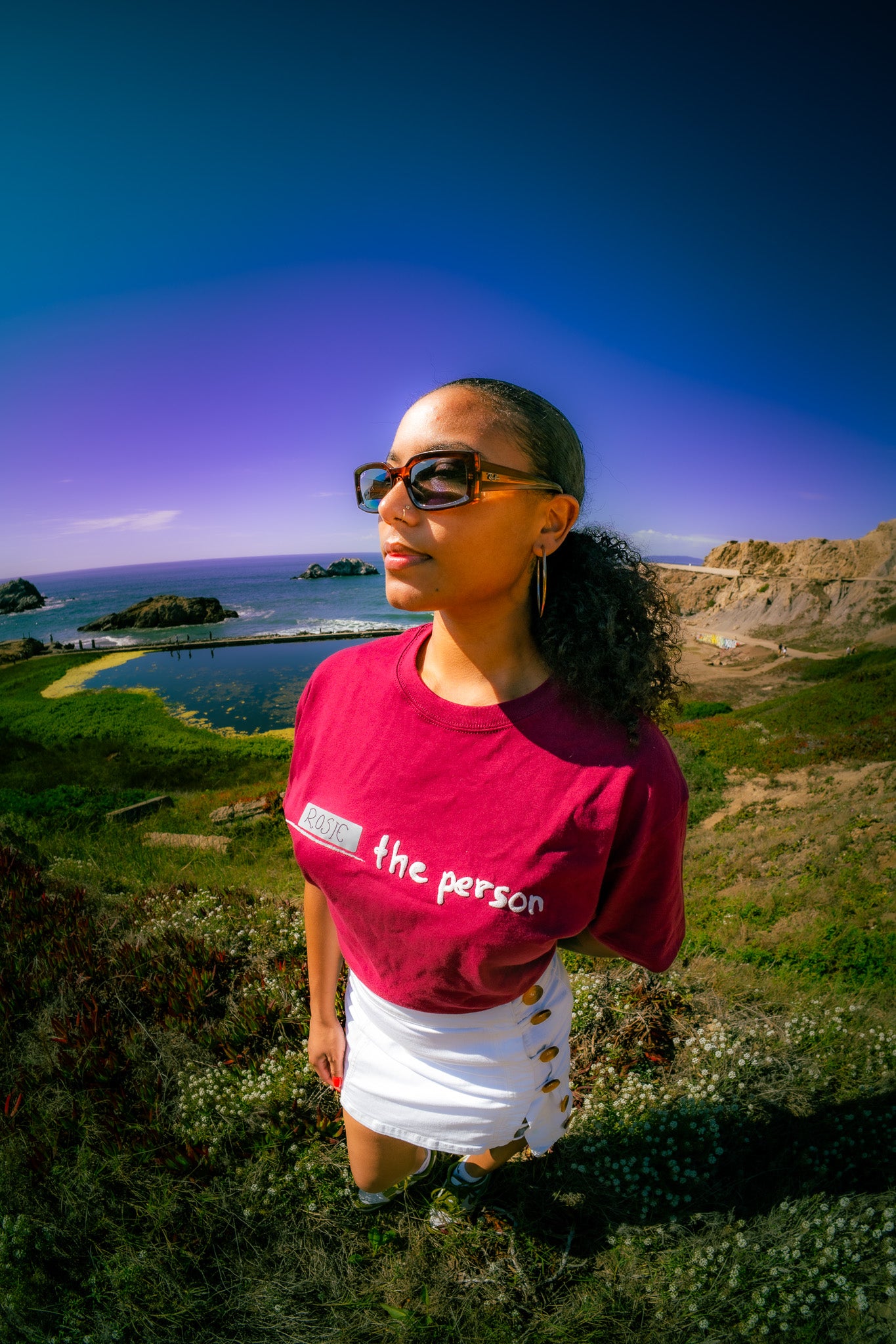 The Person T-Shirt - Burgundy