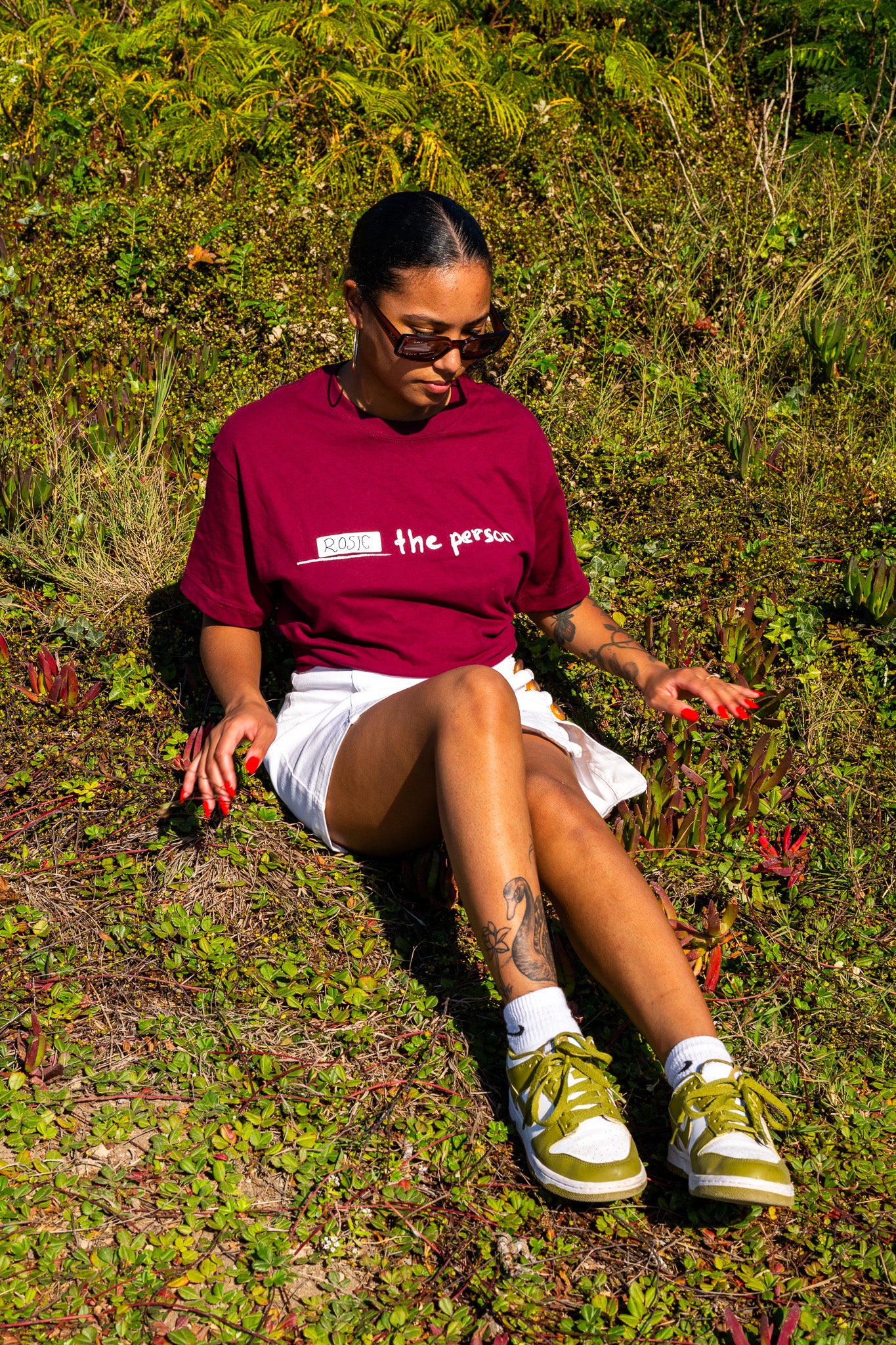 The Person T-Shirt - Burgundy