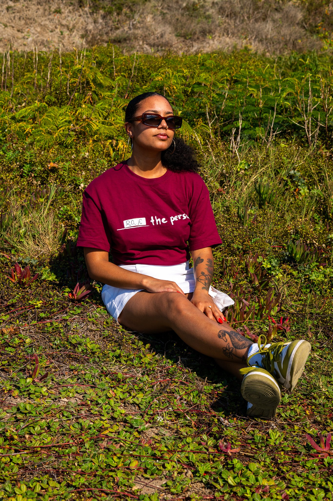The Person T-Shirt - Burgundy