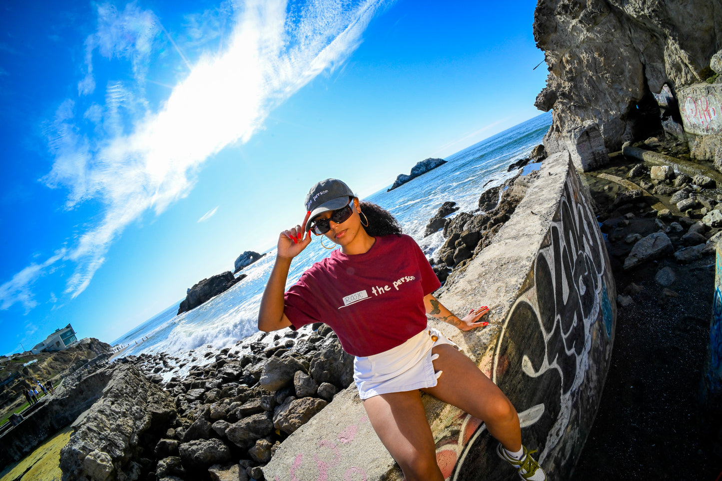 The Person T-Shirt - Burgundy