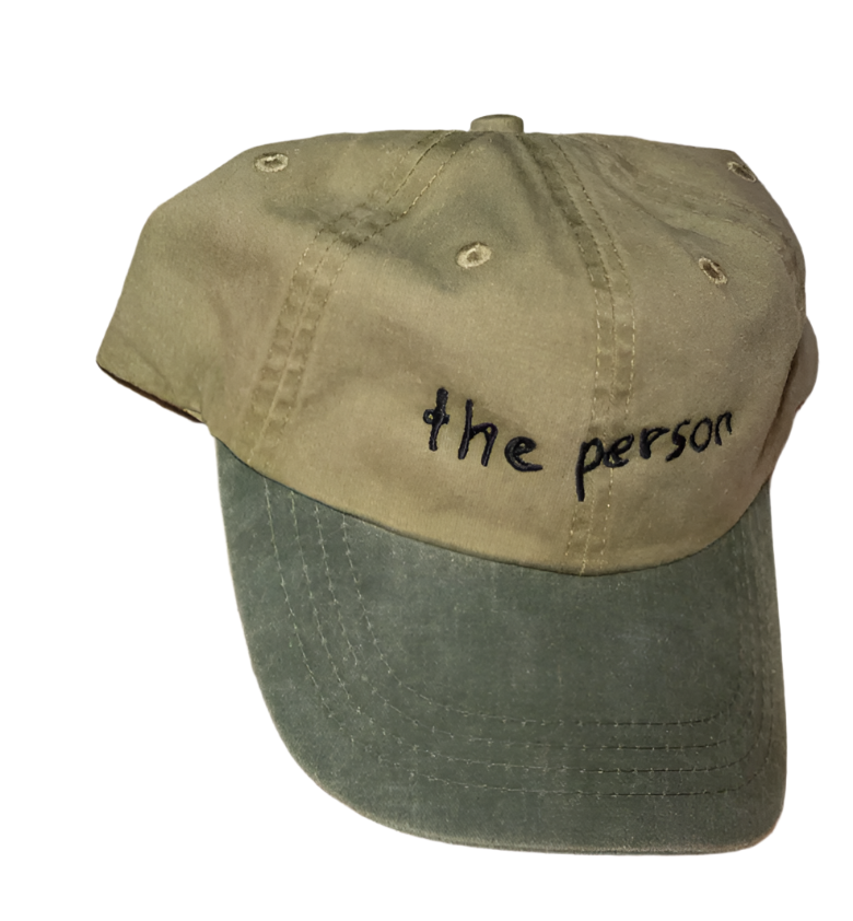 The Person - Hat - Khaki & Hunter Green