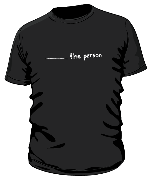 The Person T-Shirt - Black