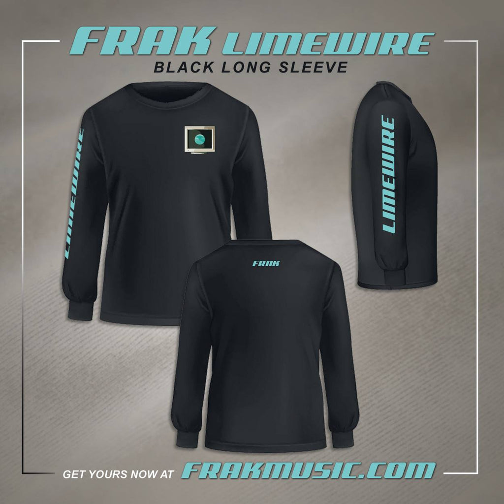 Limewire Sleeve Shirt Black – Frak